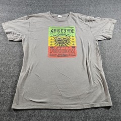 Sublime Shirt Mens XL Gray 40 Oz To Freedom Graphic Bay Island Sportswear Tee