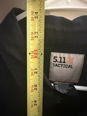 5.11 Tactical Men’s XL Black Long Sleeve Button Down Shirt