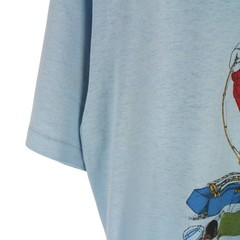 Vintage Minnesota All American Fisherman T-Shirt Blue Thin Single Stitch Large