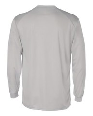 Badger Men B-core Long Sleeve T-shirt Antimicrobial Workout 4104 Silver Large