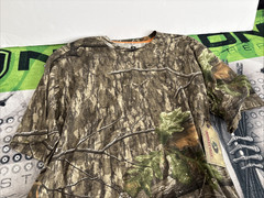 Mossy Oak Country Roots Camo T Shirt Short Sleeve Hunting Camouflage Size XL New