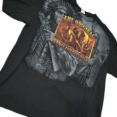 Vintage Original Security AOP All Over Print Y2k Biker Shirt 2XL