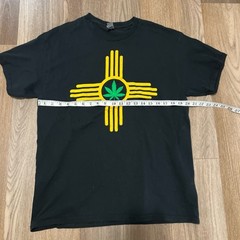 Marijuana Weed New Mexico USA State Mens Large Short Sleeve T-Shirt