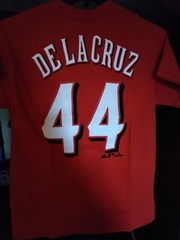 Cincinnati Reds DelaCruz #44 Baseball T Shirt Red MLB Licensed, Medium NWT