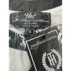 The Hideout Clothing THC Blossoming Ringer Tee Utility Chest Rig White Small NEW