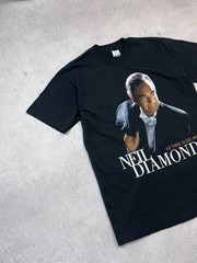 Vintage 1998 Neil Diamond As Time Goes By Concert Tour Tee Screen Stars M