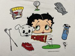 Vintage 1993 Betty Boop Golf White T-Shirt Size L