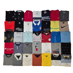 105x Branded T-Shirts Wholesale Reseller Lot Nike Lacoste Tommy Ralph Lauren