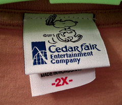 RARE!! Peanuts Knott’s Pirate Captain Brown, Snoopy, and more crew 2XL shirt