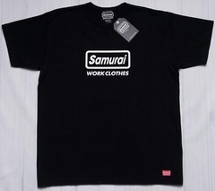 Samurai $105 NWT Black White Logo Heavyweight Cotton T-Shirt SWCT-102-OVS L