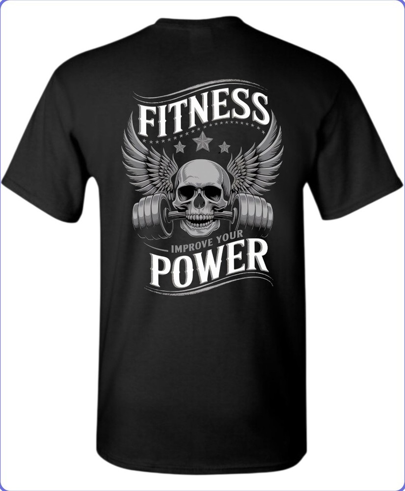 Fitness Power Gym Men’s T-Shirt Till I Collapse Small To 3X-Large