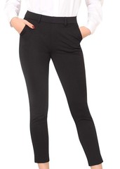 Women’s Pull On Stretch Yoga Dress Business Work Pants 12 Black