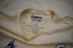Hendrick Motorsports Kyle Larson #5 Mens Oversized Cream Long Sleeve Shirt New L