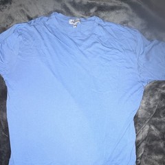 Peter Millar Men’s Blue Crew Neck Pocket T-Shirt Short Sleeve Cotton Modal M