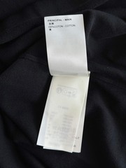 Louis Vuitton Black & White Pin Logo Embroidered T-Shirt