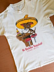 Vintage 1990s tourist souvenir graphic t-shirt “Yo Quiero Tequila” Size Med.