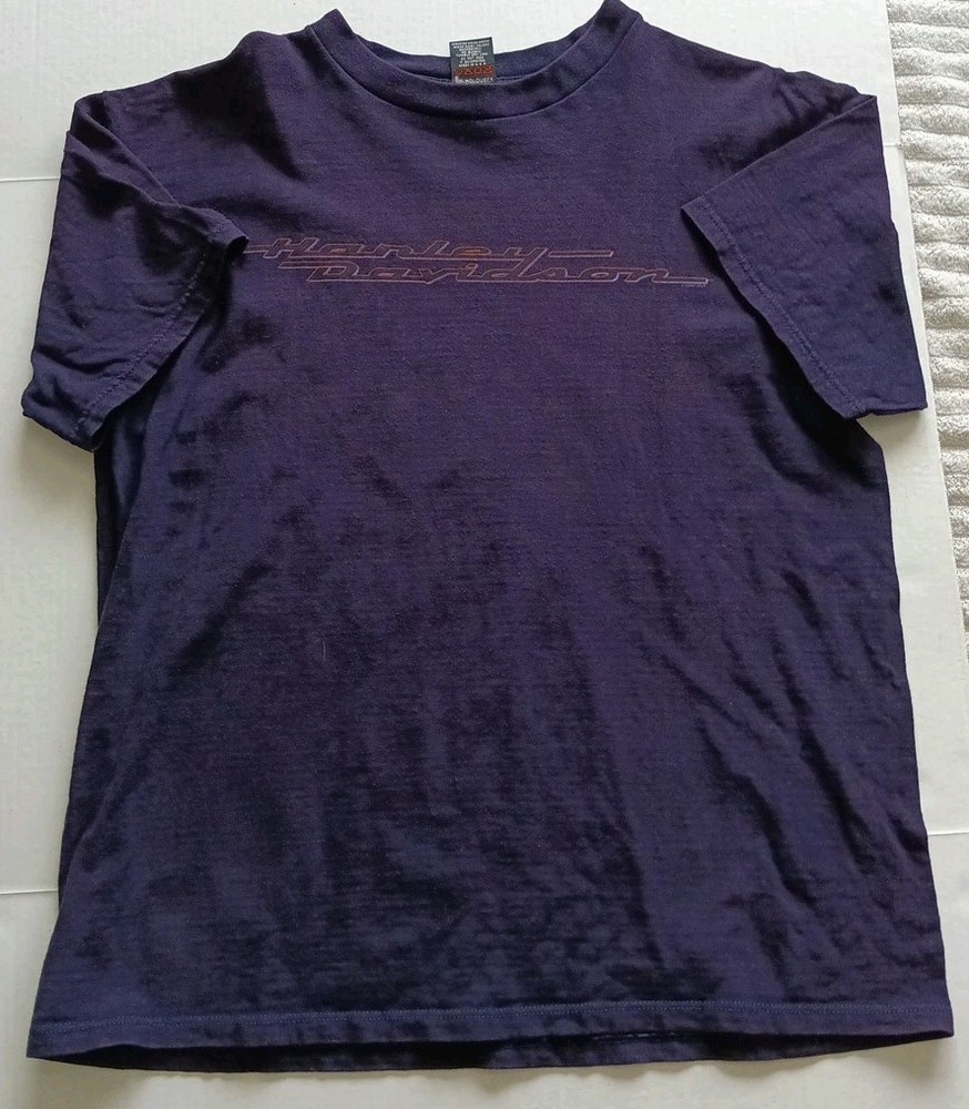 1998 Harley Davidson Deep Purple Shirt Mens XL Las Vegas Nevada Vintage