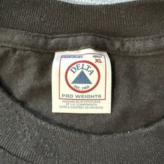 Vintage 90s Y2K The Sopranos Bada Bing! HBO TV Promo Shirt Black Size XL Flaw