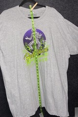 Beetlejuice T-Shirt Size 2XL Shirt Grey Beetlejuice 3x Purple Green Graphic Logo