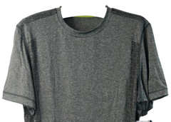 Asics Men’s Hot Shot Heathered Training Shirt, Grey Heather – Small