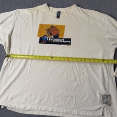 Platinum FUBU Fat Albert & The Junkyard Gang Mens 3XL Y2K Vintage Shirt *STAINS*