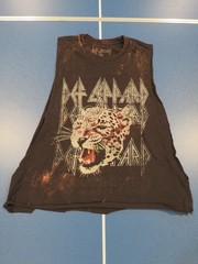 Custom-Cut Def Leppard Mucsle Tank size XXL