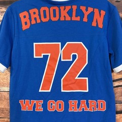 The Notorious B.I.G. Men’s Blue S T-Shirt 72 Brooklyn Mint Cotton Blend Hip Hop