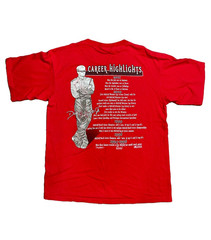 Vintage Dale Earnhardt Jr Career Highlights NASCAR Graphic Tee Sz L
