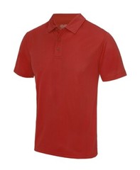 Just Cool Awdis Polo T-shirt Plain Casual Short Sleeve 100% Polyester JC040
