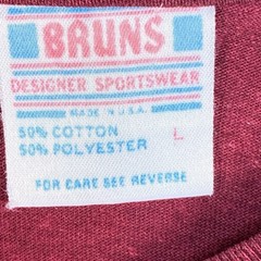 VTG A #1 Grandad Tshirt Mens L Burgundy Single Stitch Normcore 70s 80s USA