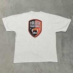 ABC Sports Shirt Mens 2XL Gray College Football Gear For Sports Vintage Tee