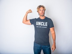 Mens Uncle The Man The Myth The Bad Influence T shirt Funny Sarcastic Family Tee