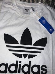 NWT Adidas Classic Originals Trefoil Men’s White Black T-Shirt Sz S-2XL $30