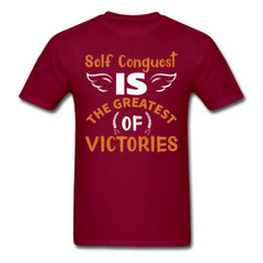 Self Conguest shirt Inspirational Quote Tshirt motivational T-Shirt