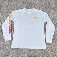 Oakley Shirt Mens XL White Thermonuclear Protection Dinosaur Skate Long Sleeve