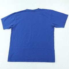 Puma Logo T-Shirt Casual Mens L Solid Blue Classic Athletic Sports Streetwear