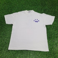 Vintage 90s Funny Liberty Shirt L/XL 23×27 White New-York USA