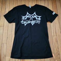 Next Level Apparel Graphic Short Sleeve T-Shirt Men’s Crushed It Black Medium