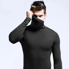 Sweatwear Mens Anti-pilling High Quality Knitted Turtlene Sweater Slim Fit Lon