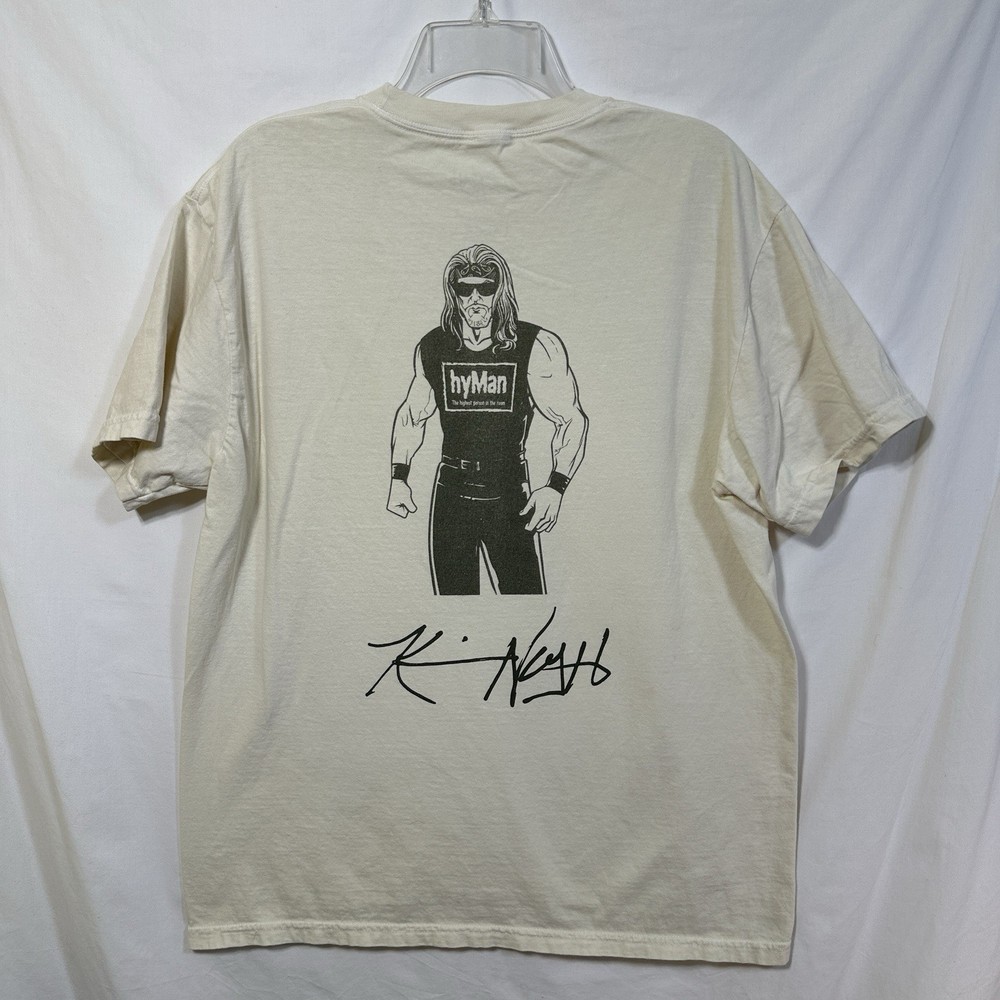 Kevin Nash Jackknife Creamsicle Double Sided Large T-Shirt Wrestling NWO WWF WWE