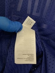 ADIDAS MENS ATHLETIC BREATHABLE MESH FABRIC SHIRT; Large ; Blue; PreOwned Exclnt