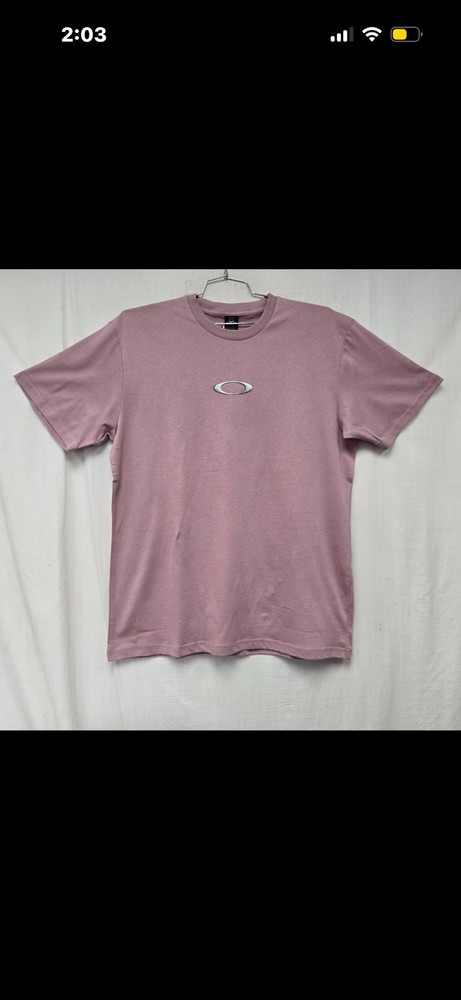 Oakley Mens Metal Tee Short Sleeve T-Shirt Toadstool 2XLarge New