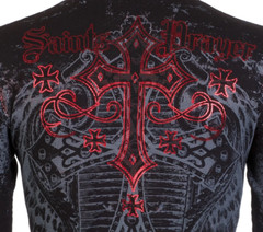 ARCHAIC by AFFLICTION Men’s Long Sleeve THERMAL Shirt ACHILLES Biker Black $58