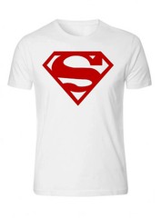 Superman Shirt Unisex White T-shirt Tee S – 5XL T-Shirt Tee S-5XL
