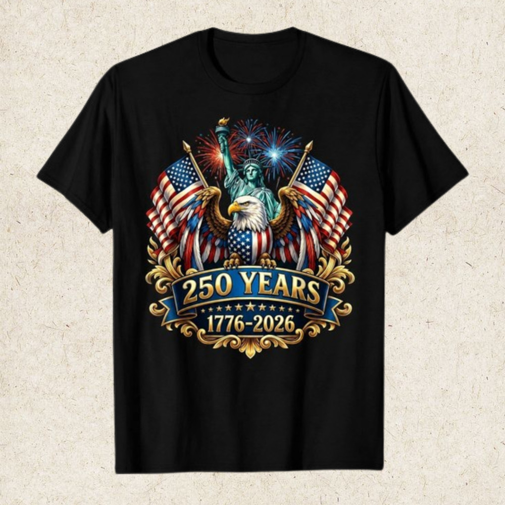 250th Anniversary USA 250 Year America Patriotic 4th of July T-Shirt