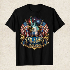 250th Anniversary USA 250 Year America Patriotic 4th of July T-Shirt