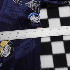 Vintage Harley Davison biker Hawaiian style all over print button up Shirt 2XL