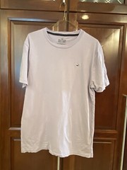 Hollister Must Have Collect Shirt Mens Medium Purple Adult V Neck Tee