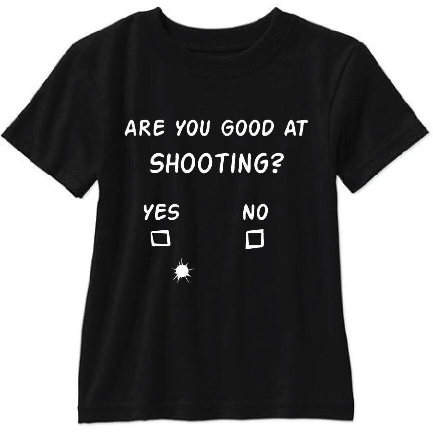 Are You Good At Shooting Yes No Short Sleeve T Shirt AR15 Gun 2nd 1911 Pistol