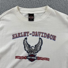 Vintage Harley-Davidson Motorcycles Mens XL White T Shirt Chandler Arizona Y2K